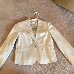 Ann Taylor Loft khaki Blazer
